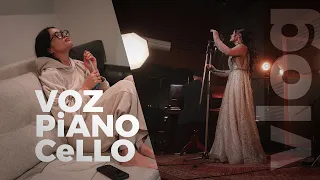 Vlog | Gravando Voz e Piano + Cello | Nicoli Francini