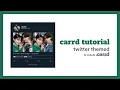 twitter themed carrd tutorial