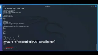 Kali wfuzz SQL Injection