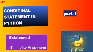 Mastering Conditional Statement in python part - 1