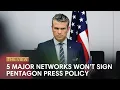 Download Lagu Major Networks Won’t Sign New Pentagon Press Policy | The View