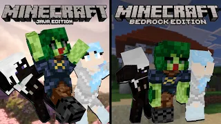Java Edition players try Bedrock Edition for the first time