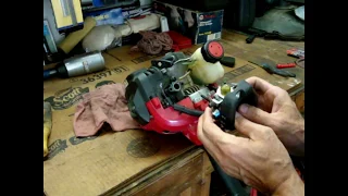 Weed Eater String Trimmer Carburetor EASY FIX - Bogs Down