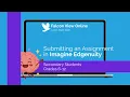 Submitting an Assignment in Imagine Edgenuity