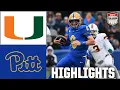Miami Hurricanes vs Pittsburgh Panthers Full Game Highlights ESPN College Football
