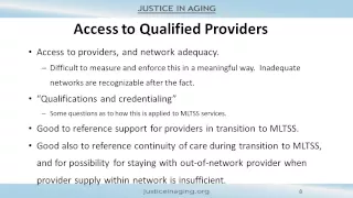 Pennsylvania s MLTSS Proposal Key Considerations for Advocates
