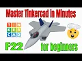 How To Create A Tinkercad F22 Raptor In Minutes - Perfect For Beginners