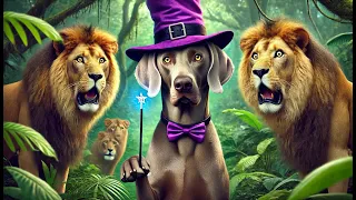 El Perro Inteligente 🧠 que Engañó a 3 Leones con un Truco