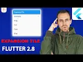 Flutter Tutorial - ExpansionTile and ListTile 2022