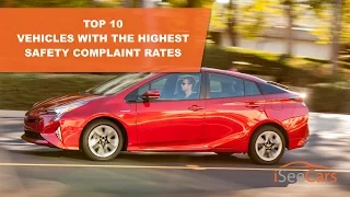 Top 10 Vehicles with the Highest Safety Complaint Rates