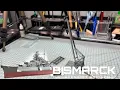 Agora Model s Bismarck The Legendary Battleship - Rigging the Crane and Rigging Points