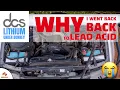DCS Lithium LiFePo4 Under Bonnet Update I went back to Lead Acid under bonnet 2023