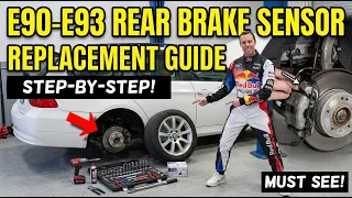 How to Replace Rear Brake Pad Wear Sensor BMW E90 E91 E92 E93