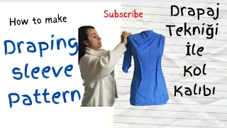 Download How to Prepare a Draping Sleeve Pattern | Easy and Practical Draping Handle | Draping Technique MP3