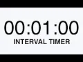One Hour 1-Minute Interval Timer Bell Alarm