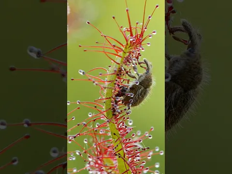 This Carnivorous Plant Can Dissolve Its Meals on the Spot | #DeepLook #Shorts