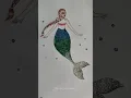 Amazing Mermaid Drawing Colouring