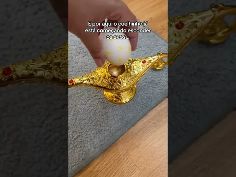 O coelho da Páscoa já passou por aqui