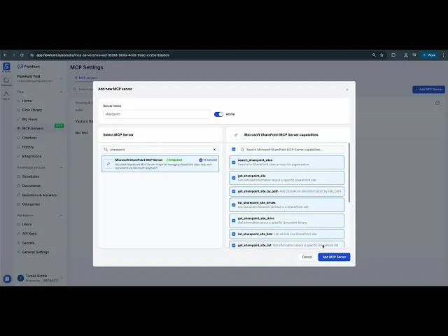 Thumbnail for SharePoint MCP Server