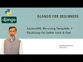 Django for Beginners Template inheritance and adding bootstrap in the base template