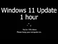 Download Lagu Windows 11 Update Screen 1 hour REAL COUNT in 4K UHD !