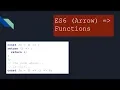 ES6 arrow functions - What you must know