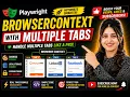 Open Multiple Tabs in Playwright Java Like a Pro