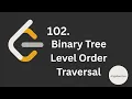 Binary Tree Level Order Traversal in JS include Dry Run 102 Tree Javascript Leetcode - Medium