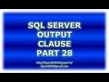 Output clause in SQL Server - Part 28