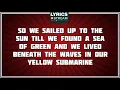 Yellow Submarine - The Beatles tribute - Lyrics