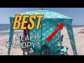 Qipi Beach Cabana Set Up and Review - Best Shade Canopy on Amazon