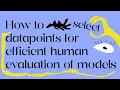 Download Lagu How to select datapoints for efficient human evaluation of NLP models? [TACL 2025]