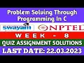 Problem solving through Programming In C NPTEL Week 8 Assignment 8 Solution Jan 2023