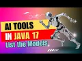OpenAI tools in Java 17 List the Models