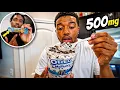 SECRETLY Putting CRISPY BLUNTS In TYJAE ICE CREAM
