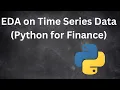 EDA on time series data Matplotlib Seaborn visualisation Python for Finance