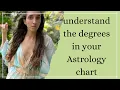 Understand Astrology the Degrees what do the numbers in your chart mean