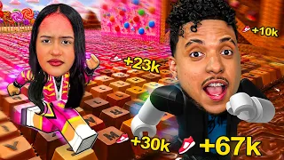 Mi HERMANO CHETA la cuenta de LA PELO EN PAUSA en ROBLOX 😡 ME ENOJO!