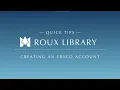 Creating An EBSCO Account