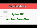 Name Nickname Python IDP Finding Duplicates List Operations