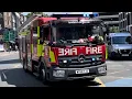 4 PUMP FIRE Firefighters respond to an emergency - LFB