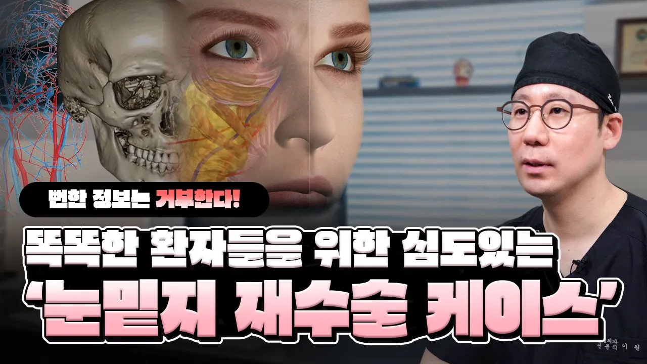 뻔한 정보는 거부한다! 남다른 환자들을 위한 심도있는 눈밑지 재수술 케이스