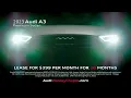 2023 Audi A3 Lease Offer