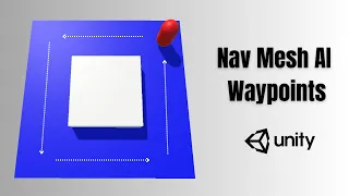 How to make Navmesh AI move between different waypoints - Unity 3D