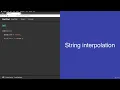 010 Dart and Flutter String interpolation