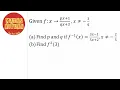 Add Maths SPM IGCSE Functions Composite Inverse Function