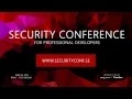 Security Conference 2015 - Where and how do we build our app