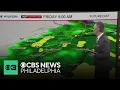 Rain hits Philadelphia region Thursday night