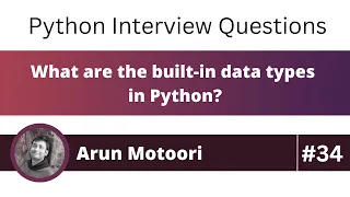 What are the built-in data types in Python Python Interview Question