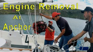 Broken sailboat engine!!  We finally start repairing the engine on our sailboat.  Ep. 52